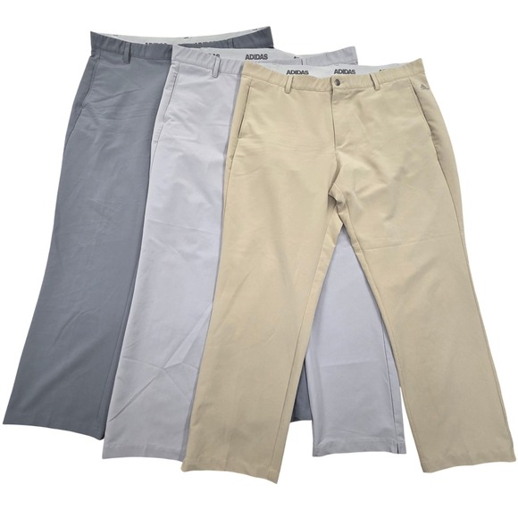 Lot of 3 Adidas Ultimate 365 Golf Pants Performance Stretch Mens 40x30